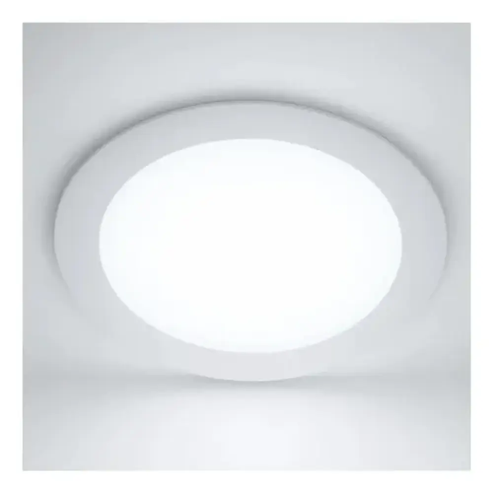 Plafon Led Embutido Logic 12w Luz Fria Blacklight 960 Lm Blanco
