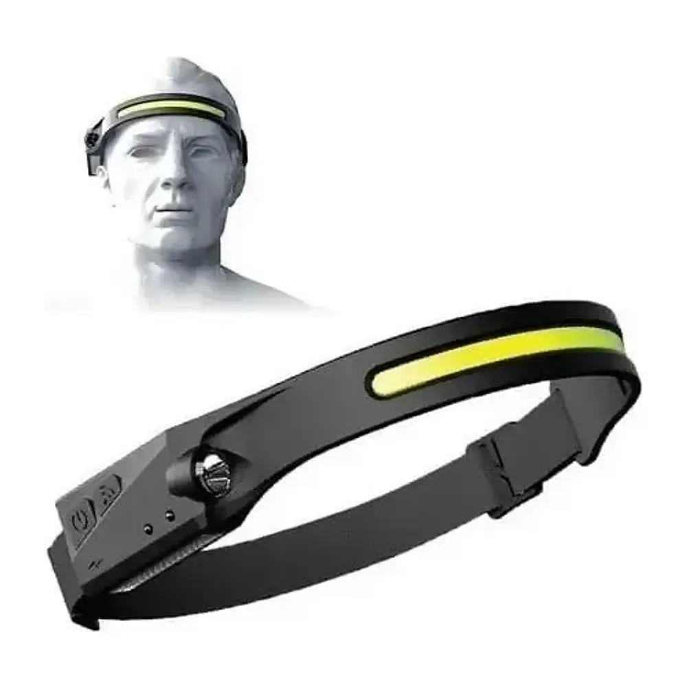 Linterna de cabeza LED recargable YT200 con sensor
