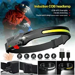 Linterna de cabeza LED recargable YT200 con sensor