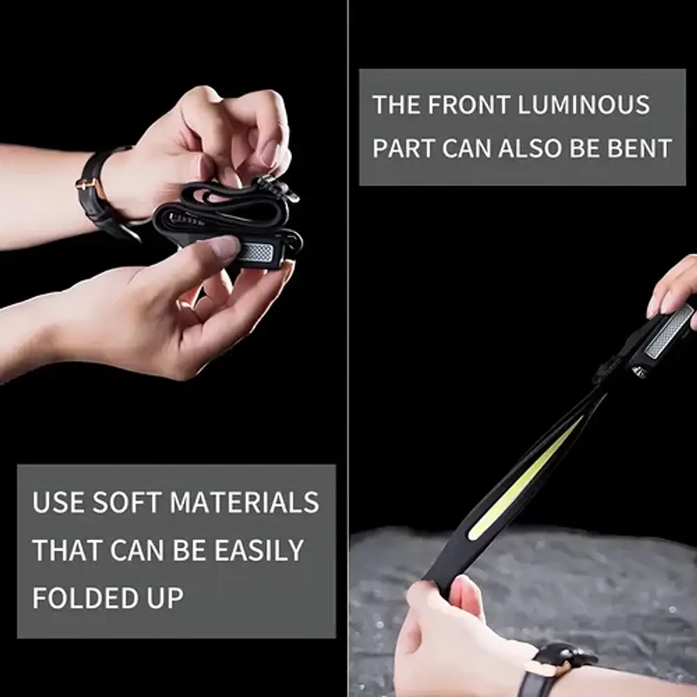 Linterna de cabeza LED recargable YT200 con sensor