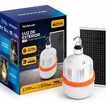 Lámpara Foco Led Exterior Panel Solar 80w Tecnolab Tl871