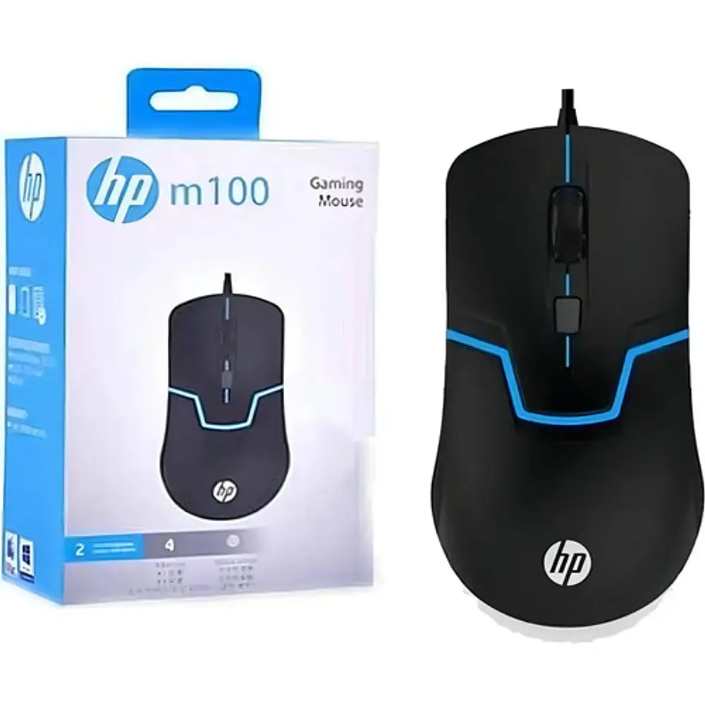 Mouse gamer HP M100 negro