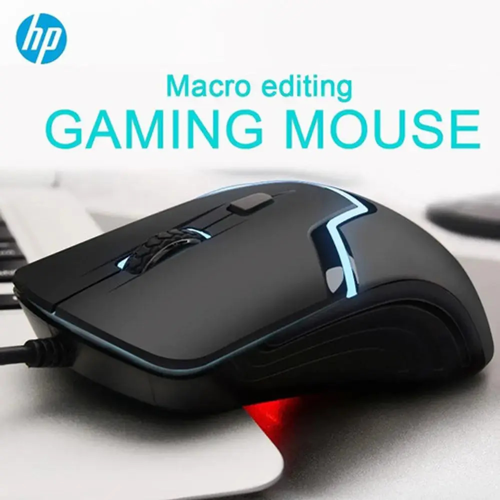 Mouse gamer HP M100 negro