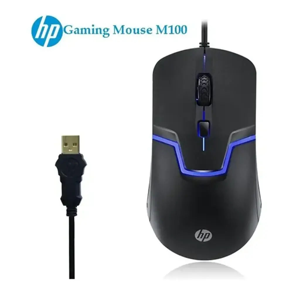 Mouse gamer HP M100 negro