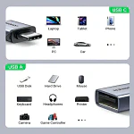 Adaptador Ugreen US270 USB tipo C a USB 3.0