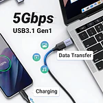 Adaptador Ugreen US270 USB tipo C a USB 3.0