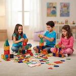 Bloques Magnéticos Magnetiblock 100 Piezas