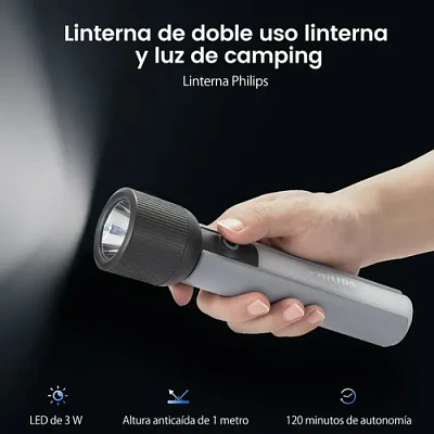 Linterna LED recargable Philips SFL1183