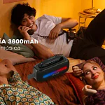 Parlante Bluetooth Aiwa AWS-S40BT con micrófono