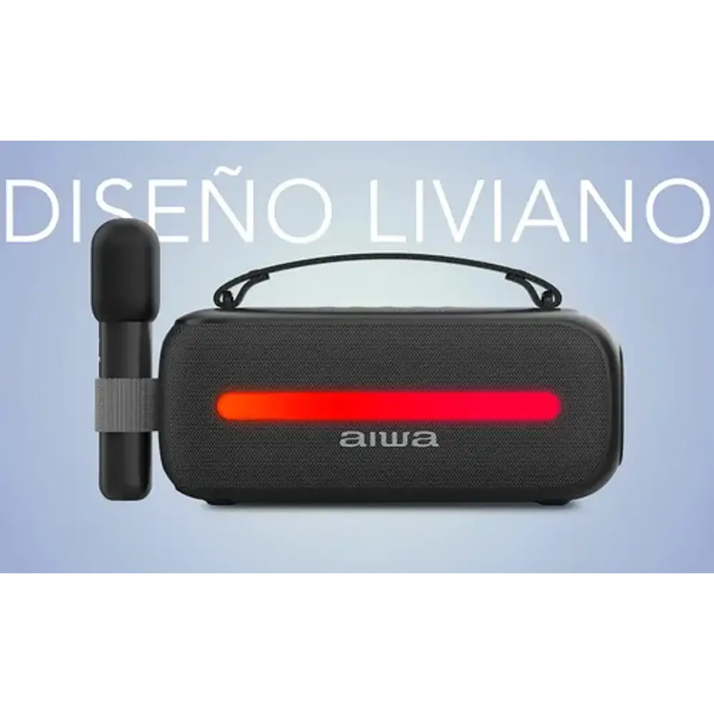 Parlante Bluetooth Aiwa AWS-S40BT con micrófono