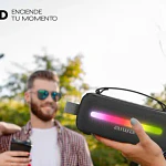 Parlante Bluetooth Aiwa AWS-S40BT con micrófono