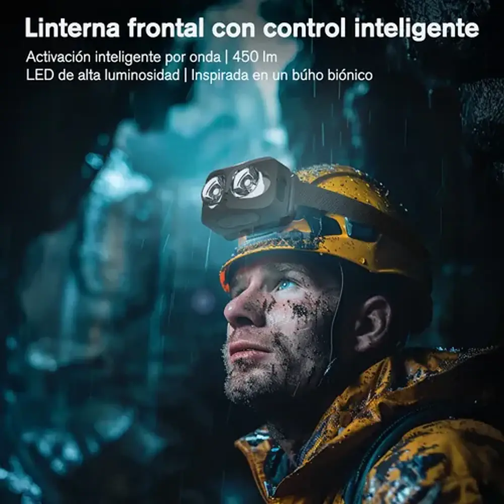 Linterna frontal recargable Philips SFL3342