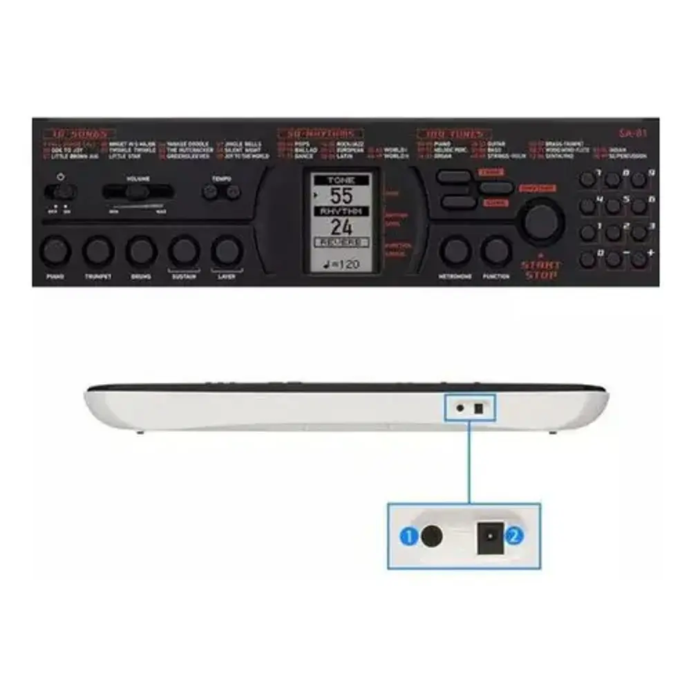 Teclado infantil Casio SA-81 44 teclas
