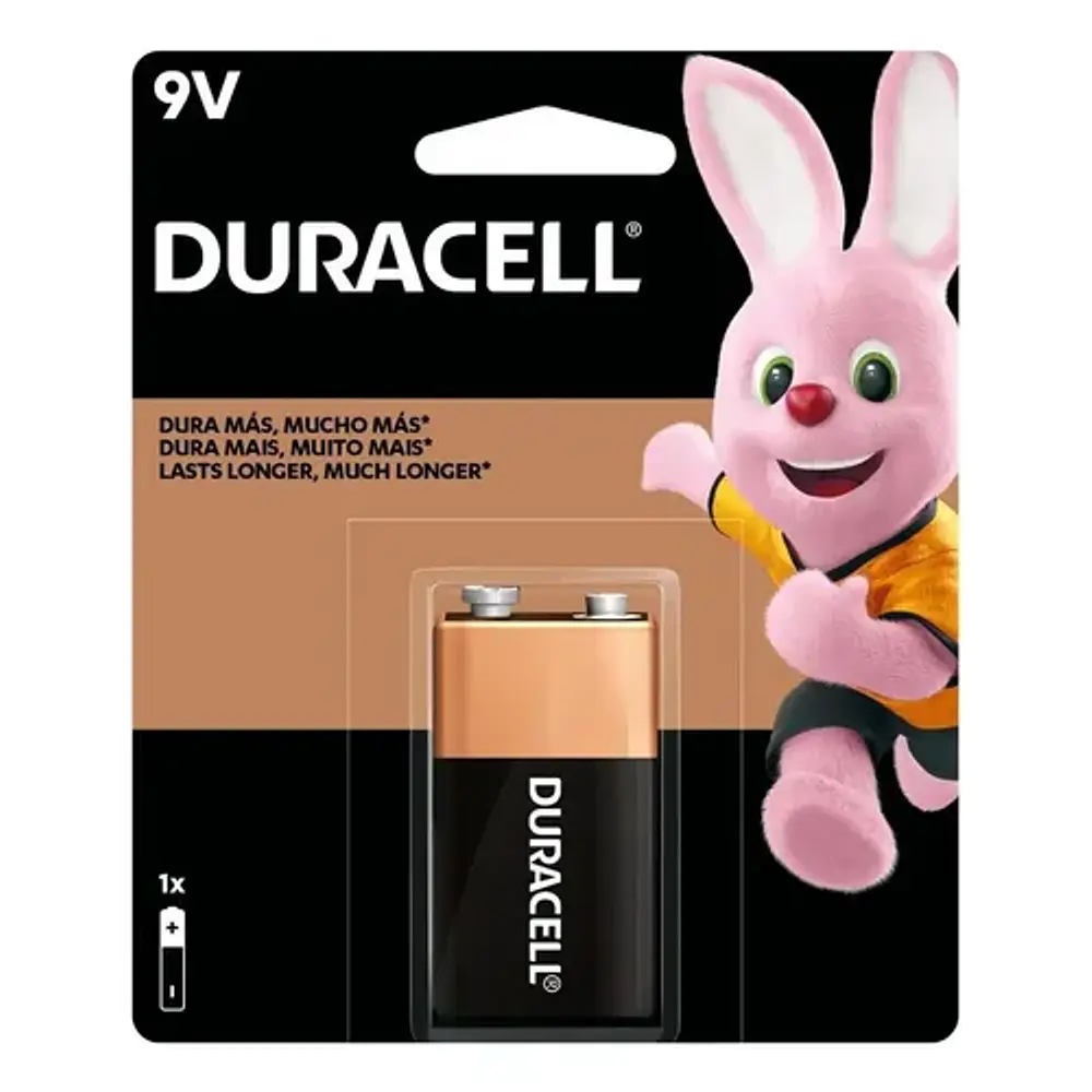 Duracell Coppertop 9v Rectangular