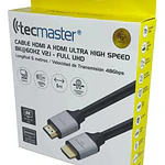 Cable Hdmi Tecmaster Uhd 8k 5 Metros 60hz Tm-600504 Negro