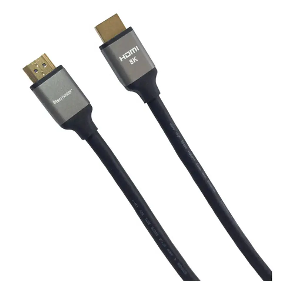 Cable Hdmi Tecmaster Uhd 8k 5 Metros 60hz Tm-600504 Negro