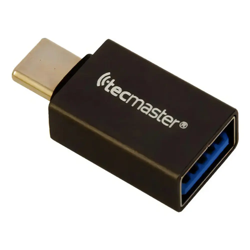 Adaptador OTG Tecmaster TM-100-532-GF tipo C macho a USB 3.0 hembra
