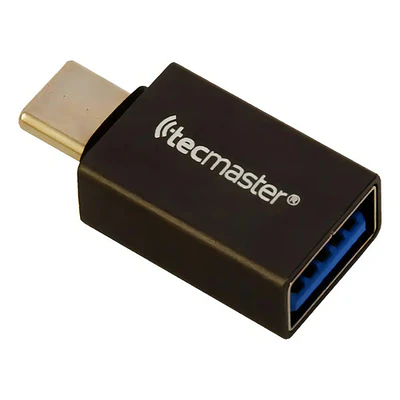 Adaptador OTG Tecmaster TM-100-532-GF tipo C macho a USB 3.0 hembra
