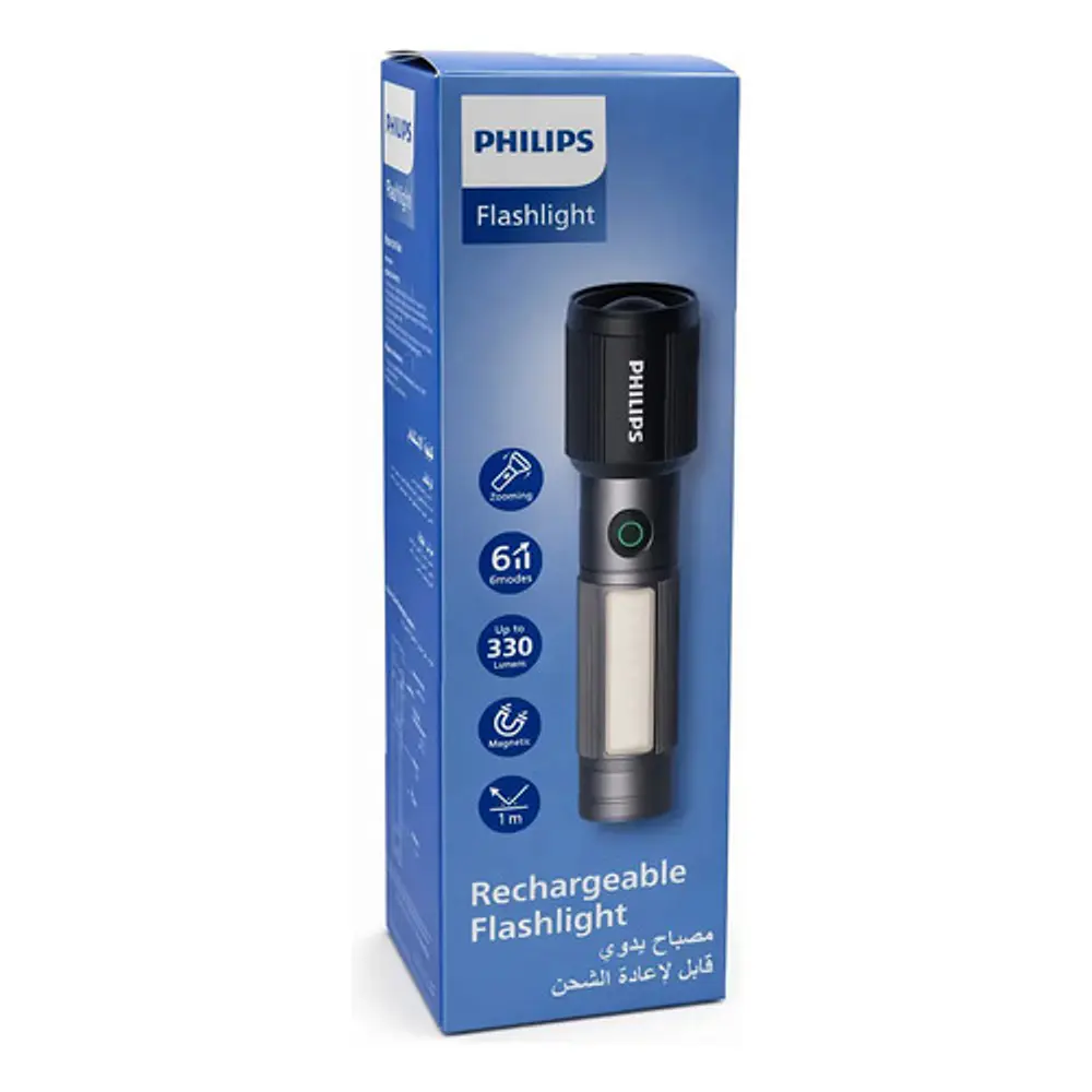 Linterna LED recargable Philips SFL2153/56 330 lúmenes