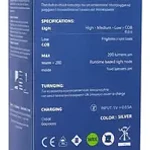 Linterna LED recargable Philips SFL1153/56 10W