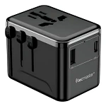 Adaptador Enchufe Universal Viaje+puerto Usb Certificado