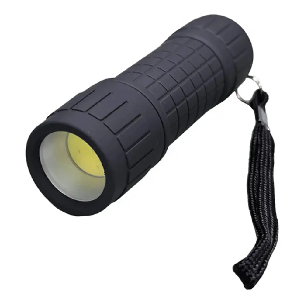 Linterna LED Tecmaster TM-800106 100 lúmenes negra