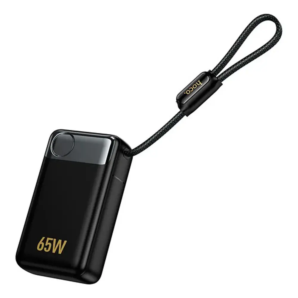 Powerbank Carga Rapida Hoco Q53 12000 Mah 65w Negro