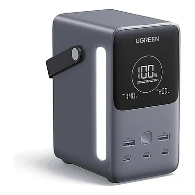 Power Bank Ugreen 48000mah 300w 5 Puertos Carga Rápida Gris