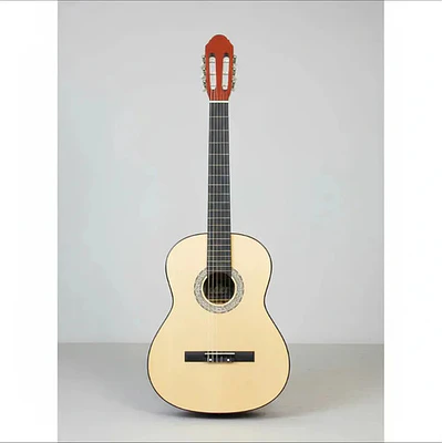 Guitarra Acústica Clásica Fiddler De 39'' Para Diestros Color Marrón