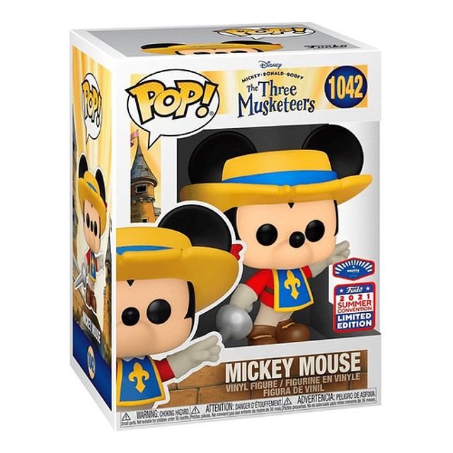 Funko Pop!  Mickey Mouse Mosquetero (1042) 