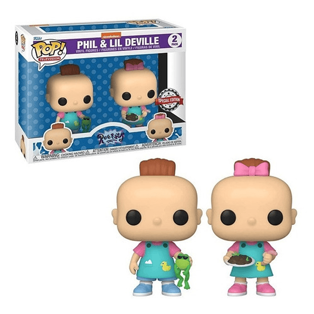 Funko Pop! Nickelodeon Rugrats Phil & Lil Deville (2pack)