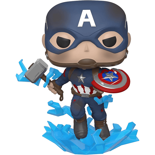 Funko Pop! Endgame - Captain America w/ Broken Shield & Mjolinir (573)