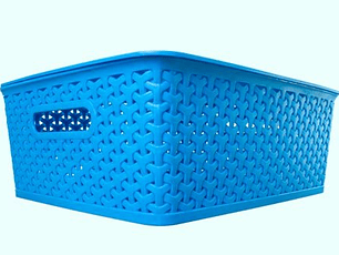 Canasto plástico 15 lt con tapa