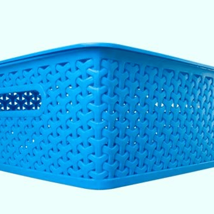 Canasto plástico 15 lt con tapa 1