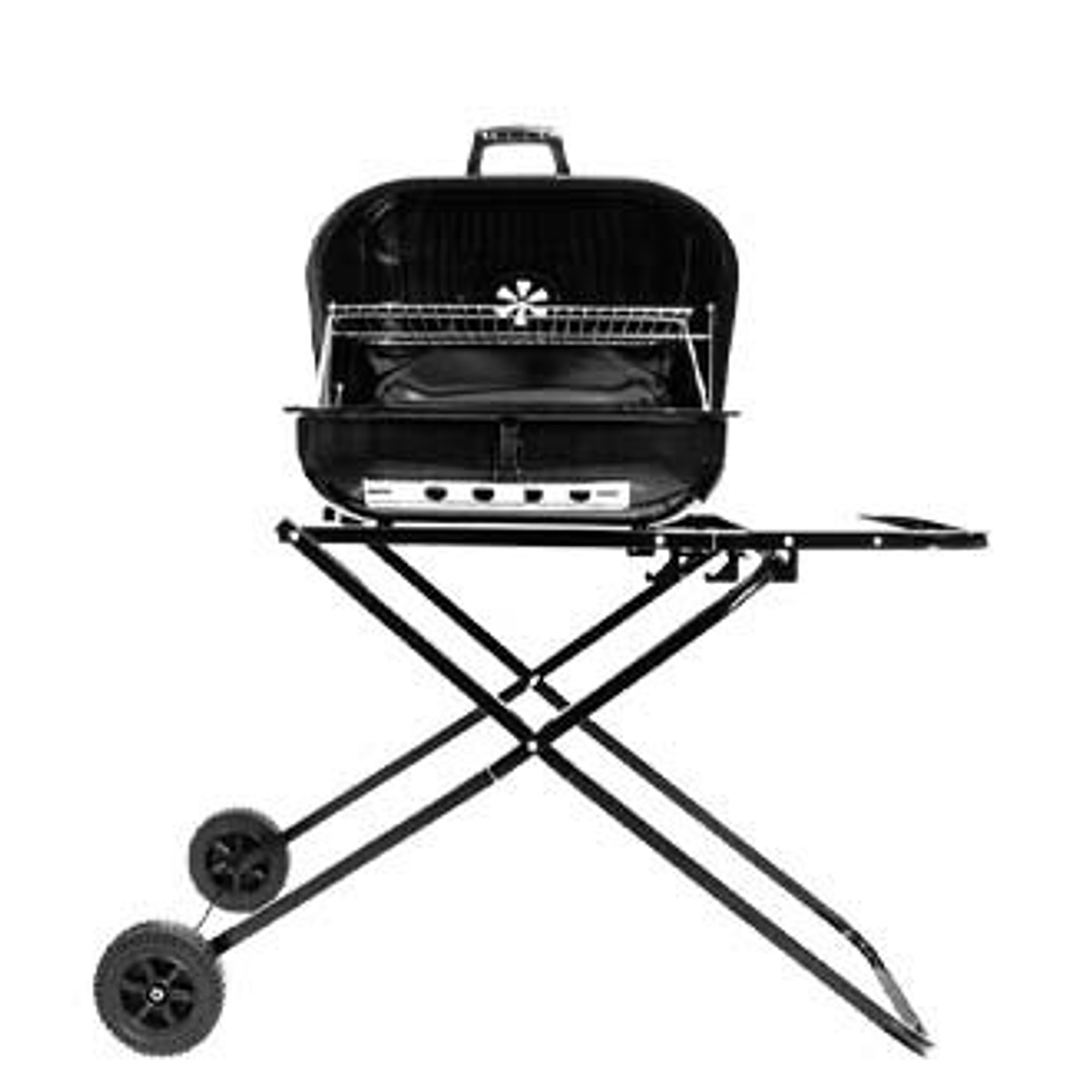 Parrilla plegable con Ruedas 5