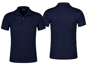 Polera Poliéster Hombre con Cuello