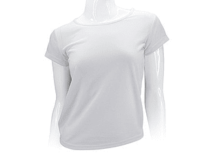 Polera Manga Corta Poliéster Mujer
