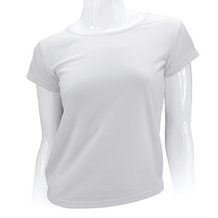 Polera Manga Corta Poliéster Mujer 1