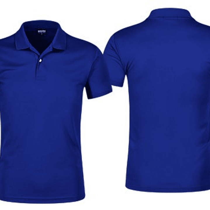 Polera Poliéster Hombre con Cuello 2