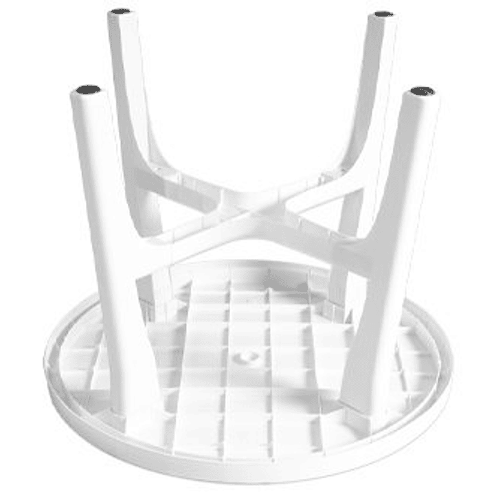 Mesa Plástica Redonda 4