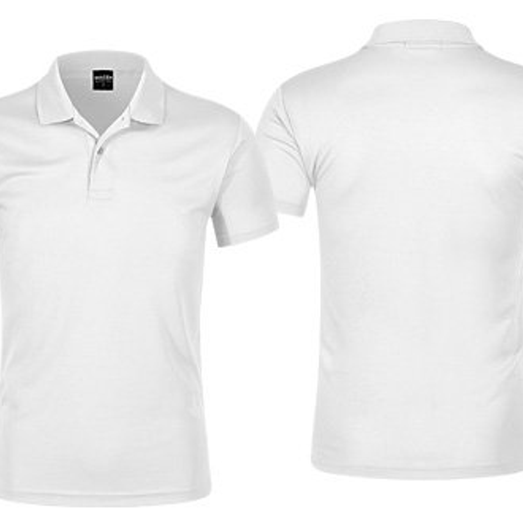 Polera Poliéster Hombre con Cuello 3