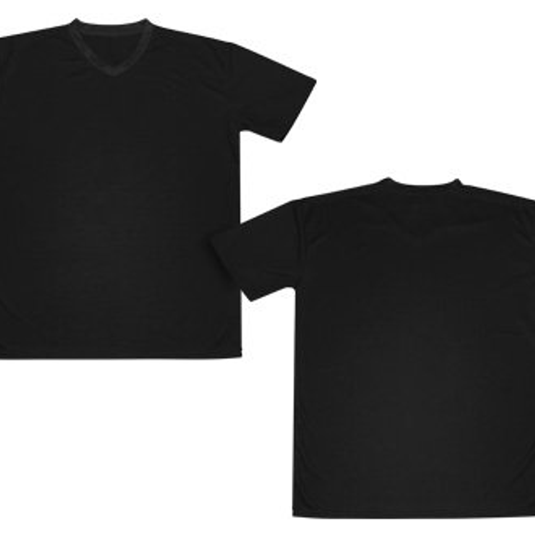 Polera Manga Corta Poliéster Hombre 2