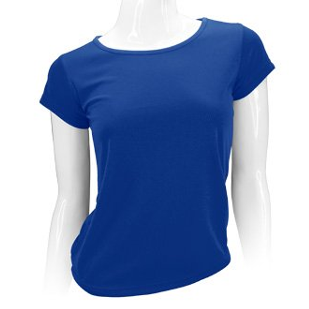 Polera Manga Corta Poliéster Mujer 5
