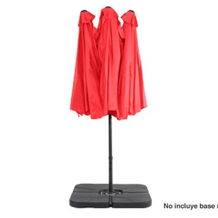 Quitasol ovalado doble 4