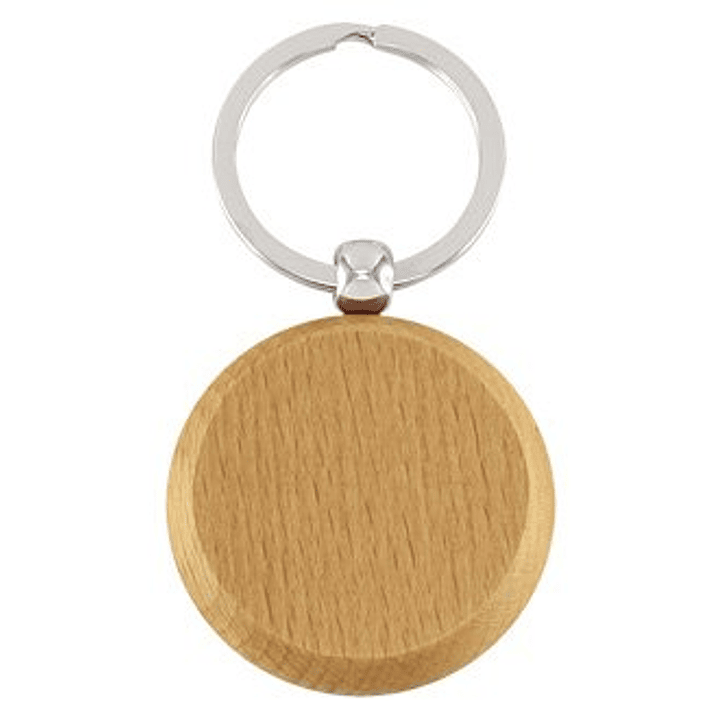 Llavero Redondo de Madera 1