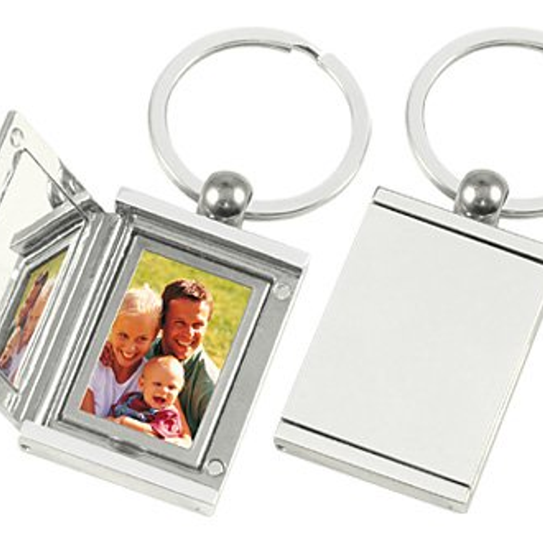 Llavero Metálico Porta-Foto 1