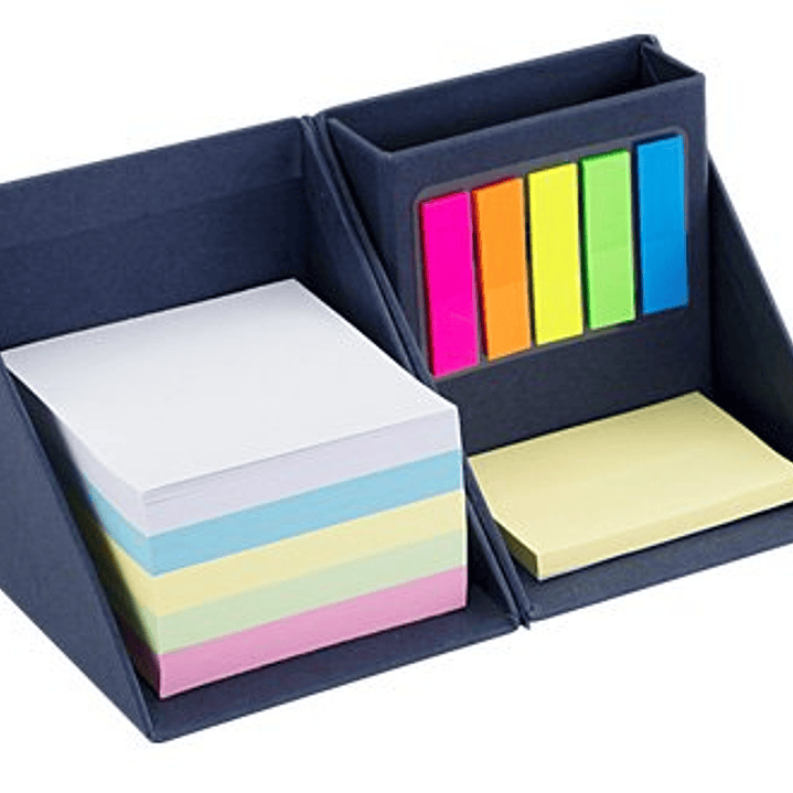 Memo Set Cubo Ecológico con Porta-Lápices 6
