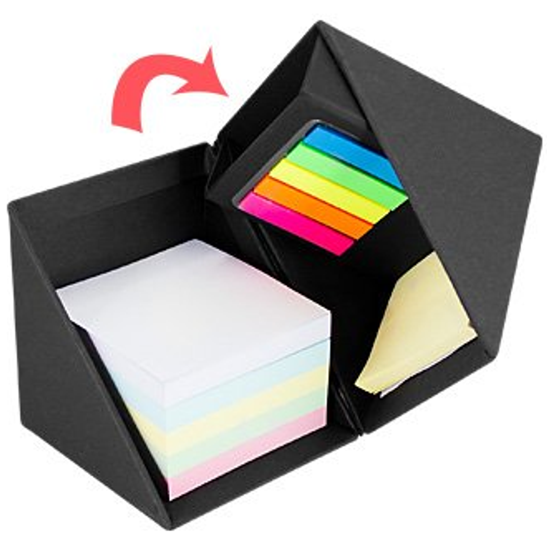 Memo Set Cubo Ecológico con Porta-Lápices 10