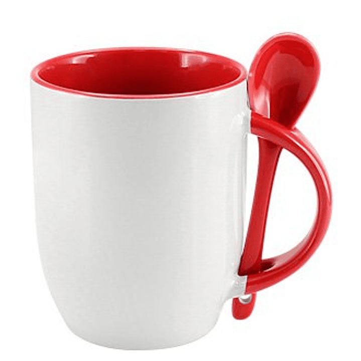 Tazón Cerámico Sublimación con Cuchara 5