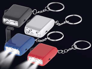 Llavero-Linterna LED Dínamo